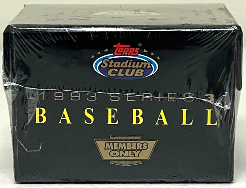 1993 Topps Stadium Club Members Only Series 3 Baseball Box