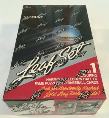 1991 Leaf Series 1 Baseball Hobby Box
