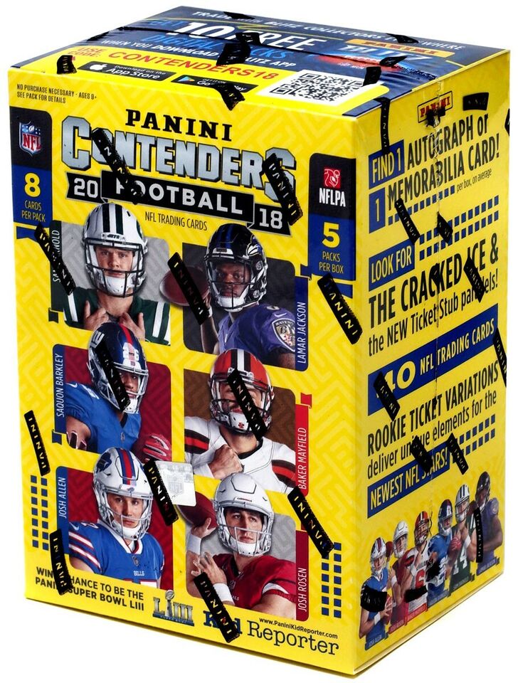 2018 Panini Contenders Football Blaster Box