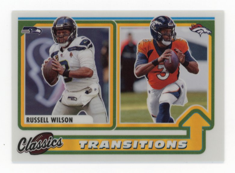 2022 Panini Classics Russell Wilson #T-1 - Transitions #/99 Broncos