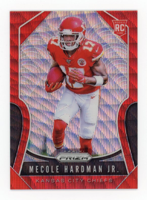 2019 Panini Prizm Mecole Hardman Jr. RC #345 - Red Wave #/149 Chiefs