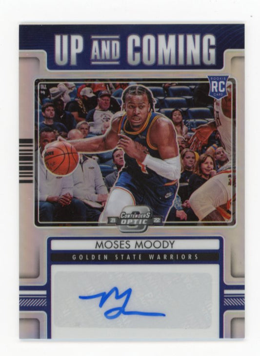 2021/22 Panini Contenders Optic Moses Moody RC #UCA-MMO - Autograph #/149