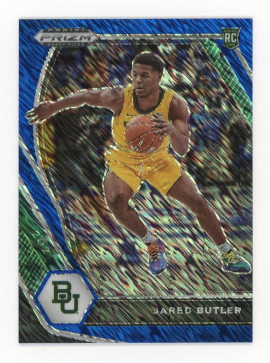 2021 Panini Prizm Jared Butler RC #30 - Blue Shimmer #/13 Baylor