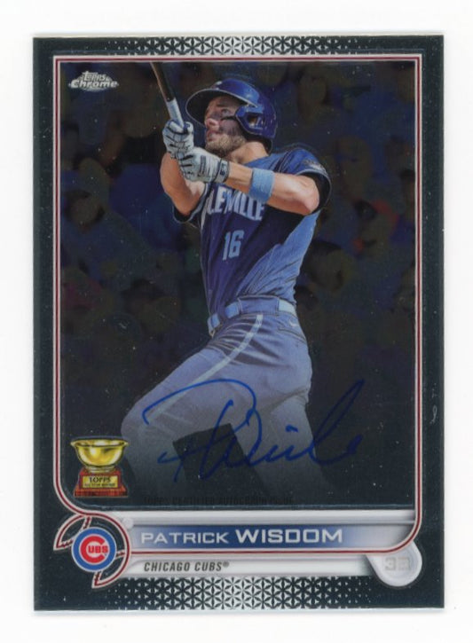 2022 Topps Chrome Patrick Wisdom #CVA-PW - Autograph