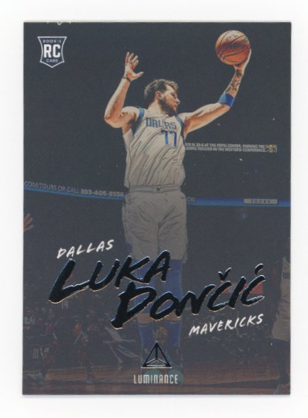 2018/19 Panini Chronicles Luminance Luka Doncic RC #166