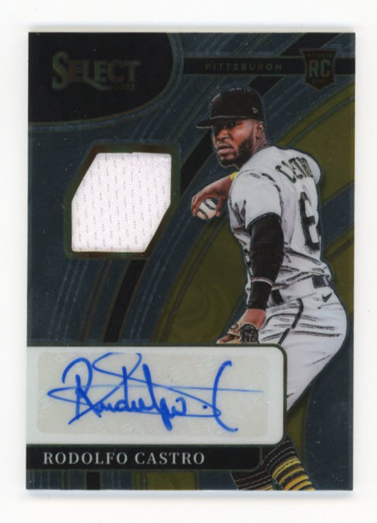 2022 Panini Select Rodolfo Castro #RJA-RO - #/299 Patch Autograph