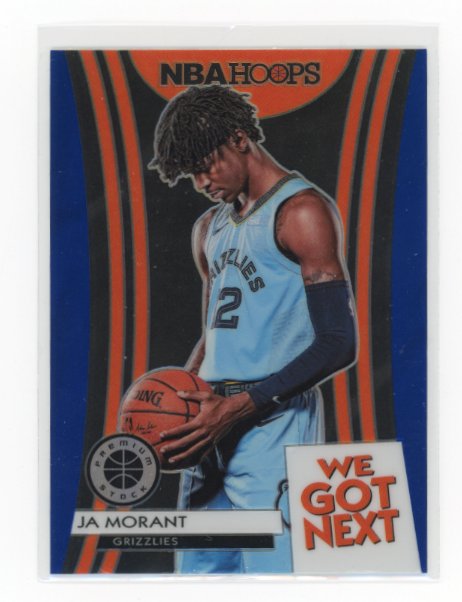 2019/20 Panini Prizm NBA Hoops Premium Stock Ja Morant RC #19 - Blue