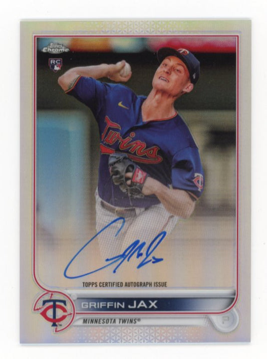 2022 Topps Chrome Griffin Jax #RA-GL - #/499 Silver Autograph