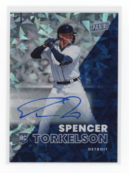 2022 Panini The National Spencer Torkelson #RC17 - #/25 Cracked Ice Auto