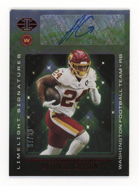 2021 Panini Illusions Antonio Gibson #LS-AG - Autograph