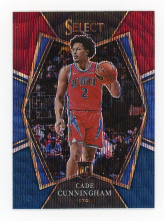 2021/22 Panini Select Cade Cunningham #116 - Red White Blue