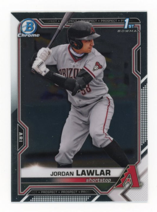 2021 Bowman Chrome Jordan Lawlar 1st Bowman #BDC-194