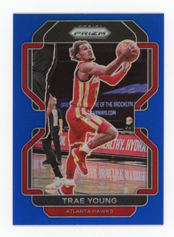 2021/22 Panini Prizm Trae Young #26 - #/199 Blue Refractor