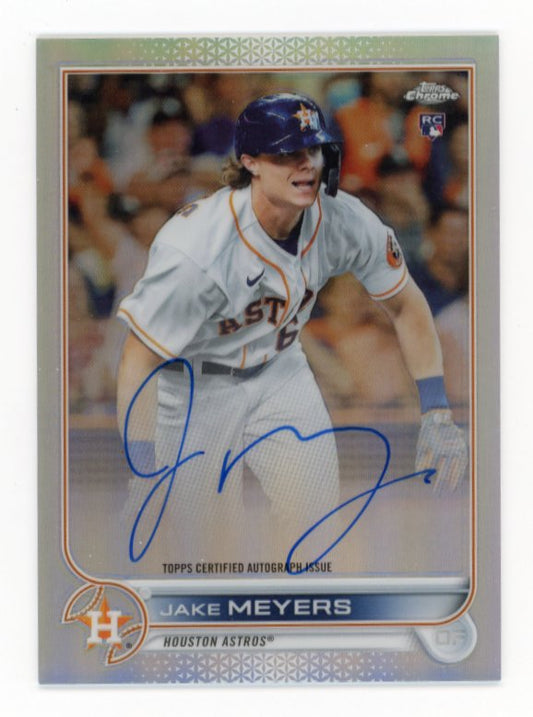 2022 Topps Chrome Jake Meyers #RA-JM - #/499 Autograph