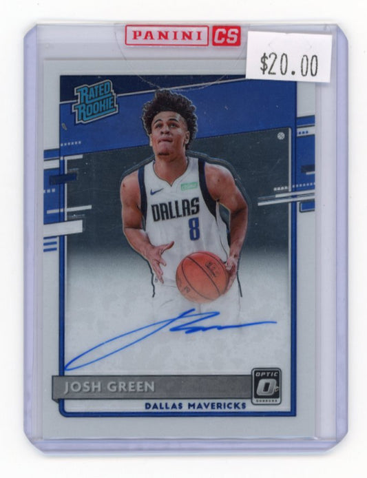 2020/21 Panini Donruss Optic Josh Green RC #I68 - Autograph