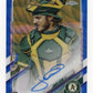 2021 Topps Chrome Jonah Heim #RA-JH - #/150 Blue Hyper Autograph