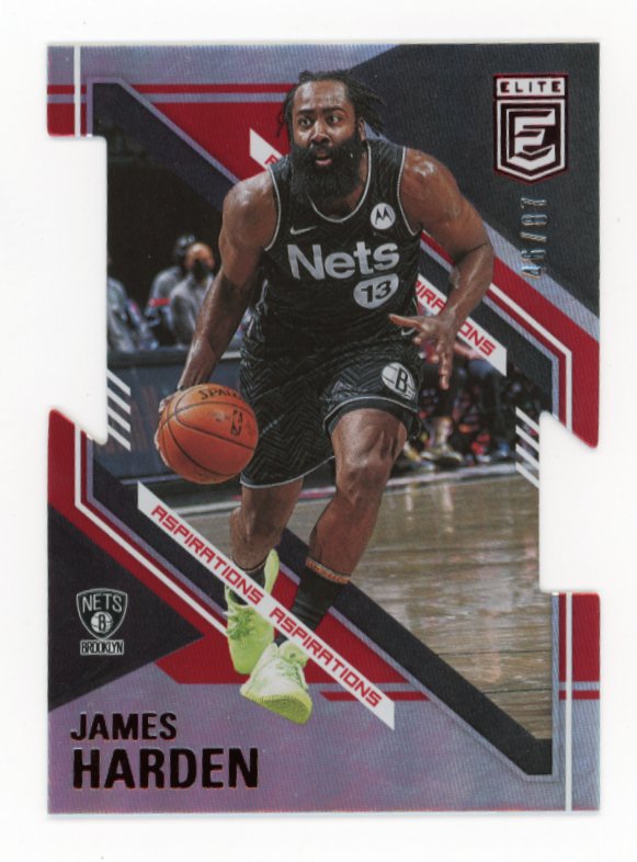 2020/21 Panini Donruss Elite James Harden Aspirations #18 - #/87