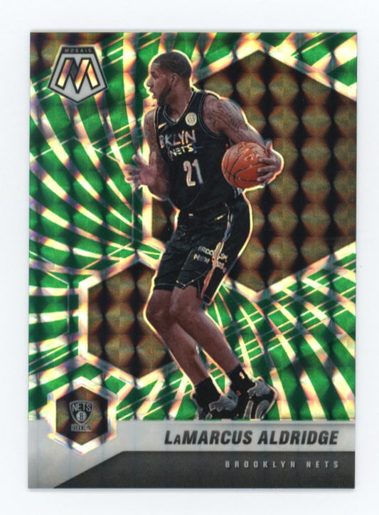 2020/21 Panini Mosaic LaMarcus Aldridge #182 - #1/10 Green