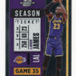 2020/21 Panini Contenders Optic LeBron James Season Ticket #81 - Silver