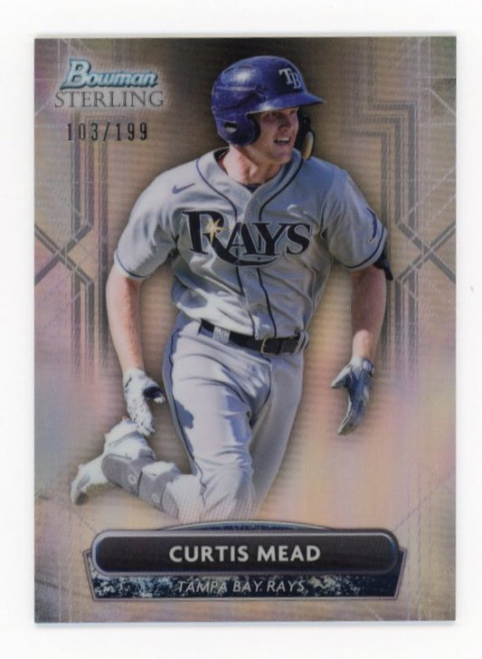 2022 Topps Bowman Sterling Curtis Mead #BSP-75 - #/199 Refractor