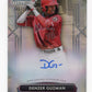 2022 Topps Bowman Sterling Denzer Guzman #PA-DG - #/150 Refractor Autograph