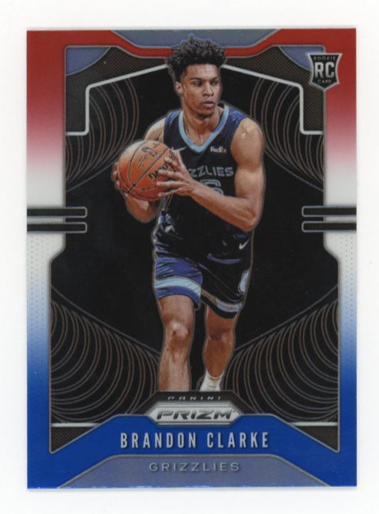 2019/20 Panini Prizm Brandon Clarke RC #266 - Red White & Blue