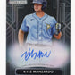 2022 Topps Bowman Sterling Kyle Manzardo #PA-KMA - Autograph