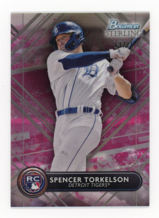 2022 Topps Bowman Sterling Spencer Torkelson #BSR-5 - #/75 Pink