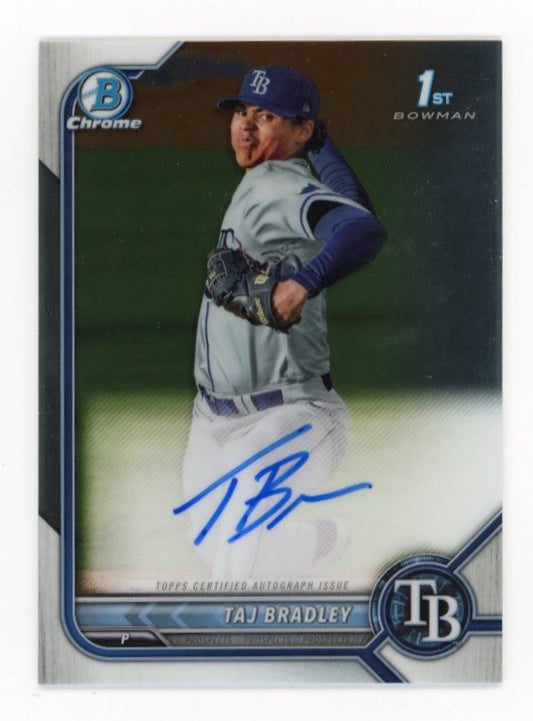 2022 Bowman Chrome Taj Bradley #CPA-TB - Autograph