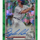 2020 Topps Bowman Chrome Sapphire First Stephen Paolini #BSPA-SP - #/50 Green Autograph