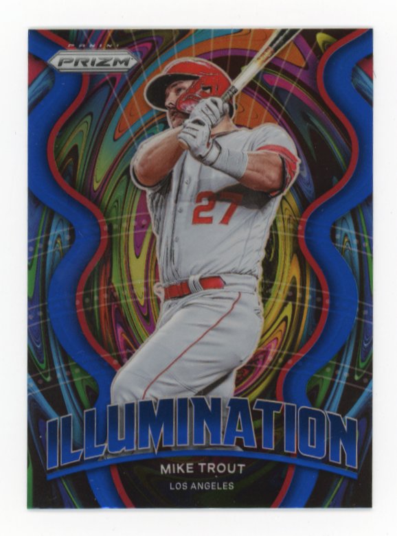 2022 Panini Prizm Mike Trout Illumination #IL-10