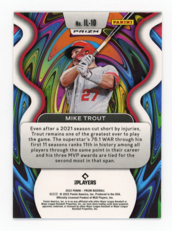 2022 Panini Prizm Mike Trout Illumination #IL-10