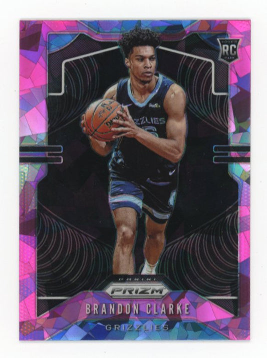 2019/20 Panini Prizm Brandon Clarke RC #266 - Pink Cracked Ice