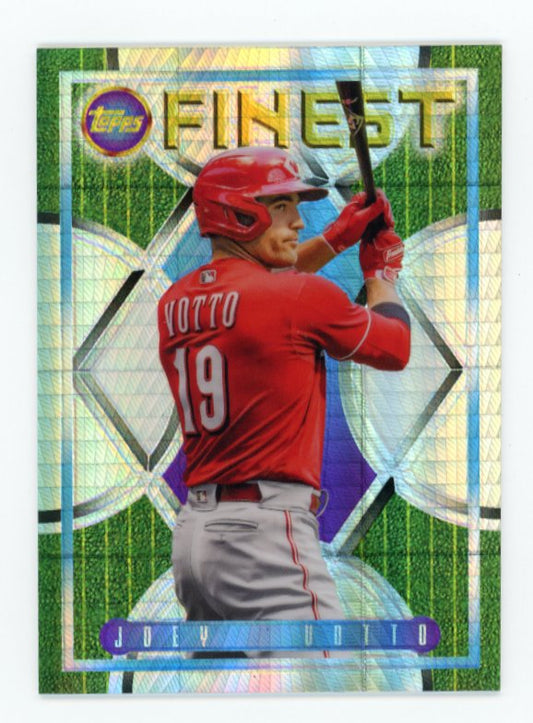 2022 Topps Finest Joey Votto #38 - #/35 Hyper