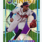 2022 Topps Finest Ozzie Albies #132 - #/35 Hyper