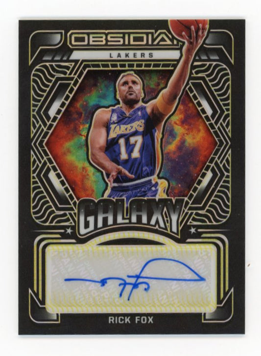 2021-22 Panini Obsidian Rick Fox #GA-RFX - #/10 Autograph