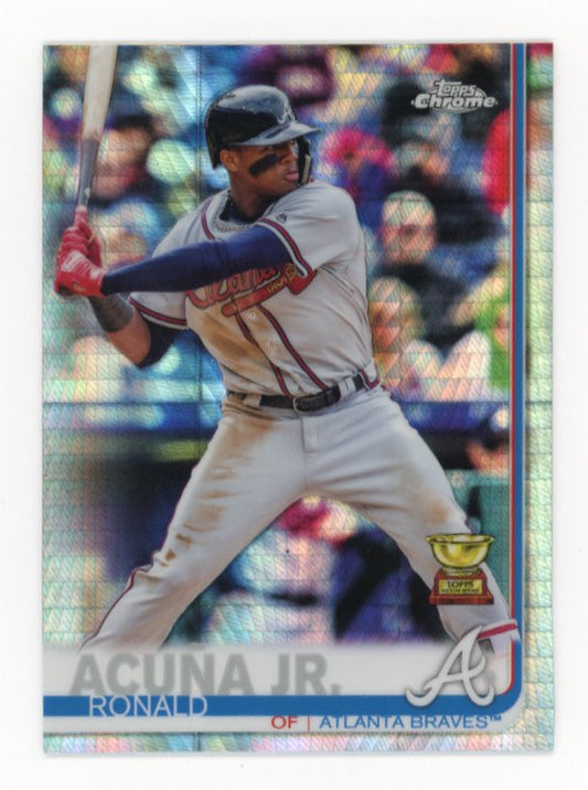 2019 Topps Chrome Ronald Acuna Jr. #117 - Hyper