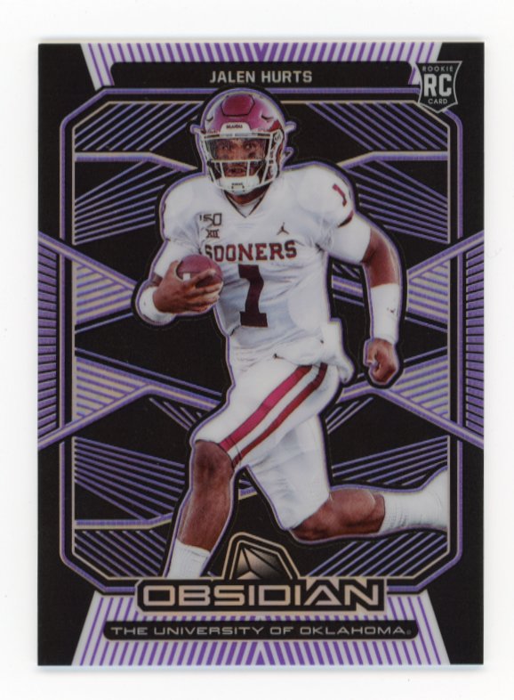 2020 Panini Chronicles Obsidian Jalen Hurts RC #29 - #/49