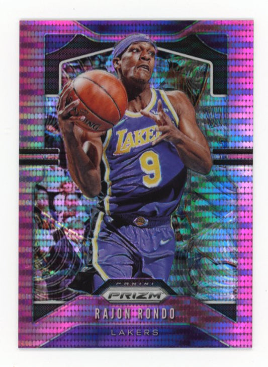 2019/20 Panini Prizm Rajon Rondo #223 - #/42 Pink Hyper