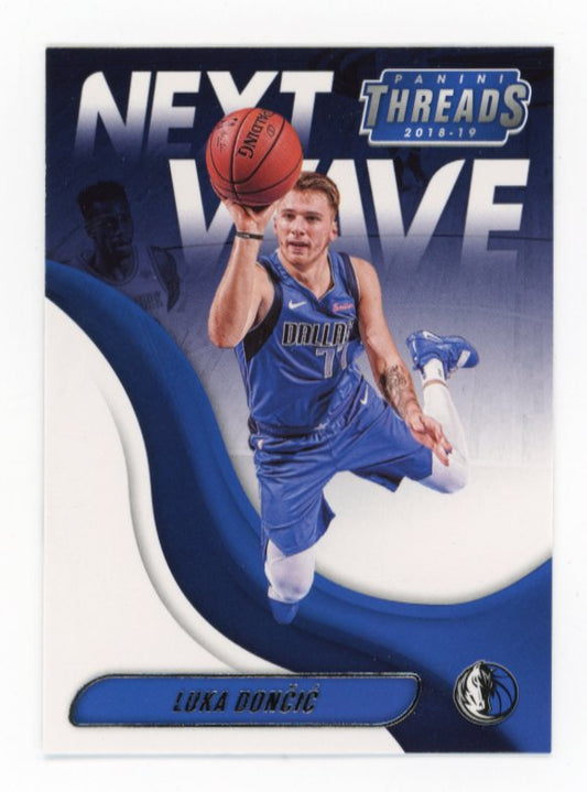 2018/19 Panini Threads Luka Doncic #3 - Next Wave