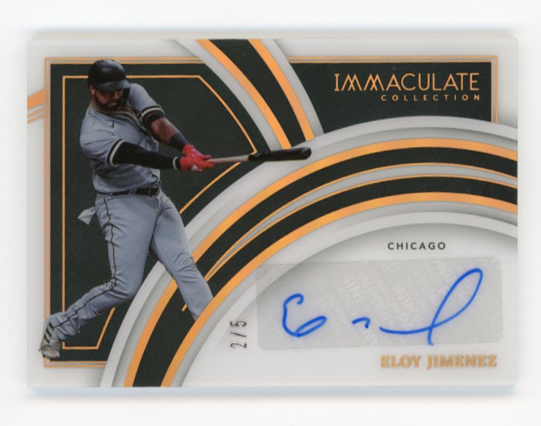 2022 Panini Immaculate Eloy Jimenez #CIS-EJ - #/5 Autograph