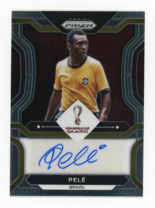 2022 Panini Prizm FIFA World Cup Qatar Pele #S-P - Autograph