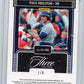 2022 Panini Three and Two Paul Molitor #LS-PM -  #/6 Autograph