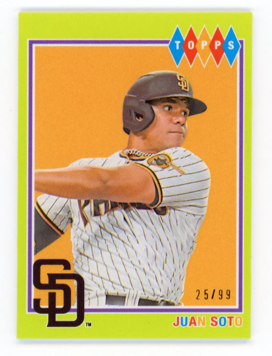 2022 Topps Brooklyn Collection Juan Soto #49 - Green #/99