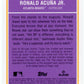 2022 Topps Brooklyn Collection Ronald Acuna Jr #8 - Black #/75