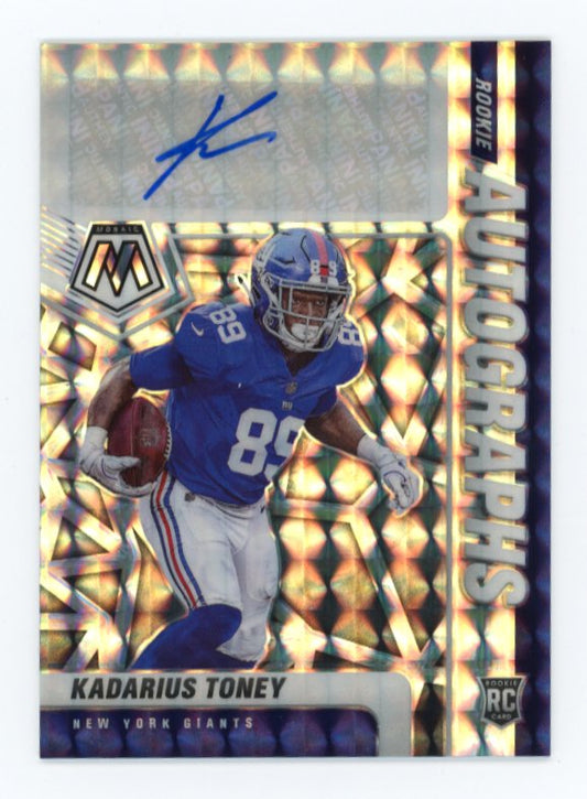 2021 Panini Mosaic Kadarius Toney RC #RA-12 - Autograph