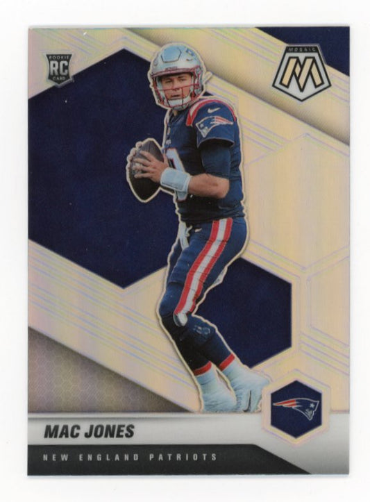 2021 Panini Mosaic Mac Jones RC #306 - Silver Mosaic