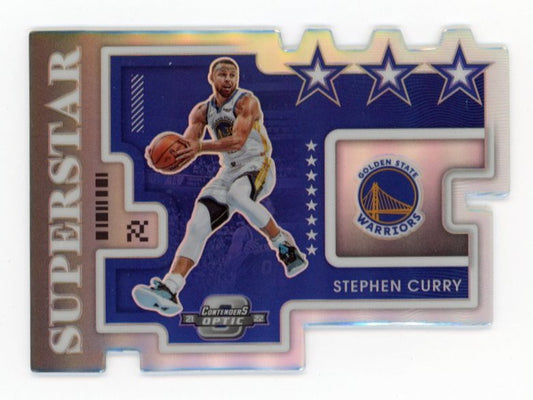 2022 Panini Contenders Optic Stephen Curry #8 - Silver Die Cut