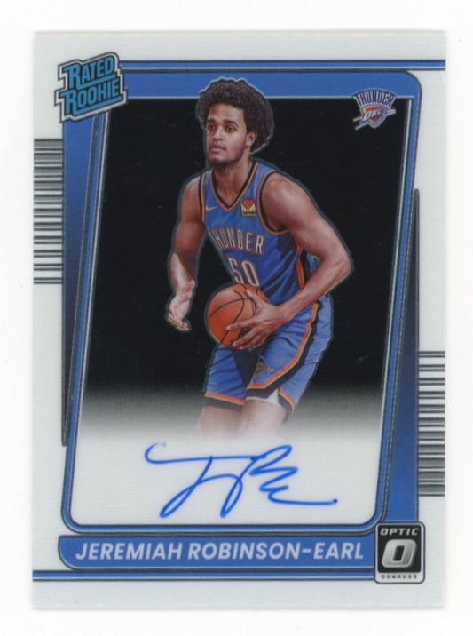 2021/22 Panini Donruss Optic Jeremiah Robinson-Earl #170 - Autograph