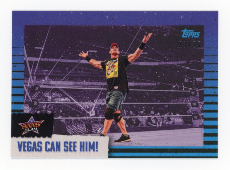 2021 Topps Summer of Cena John Cena - #/25 Vegas Can See Him